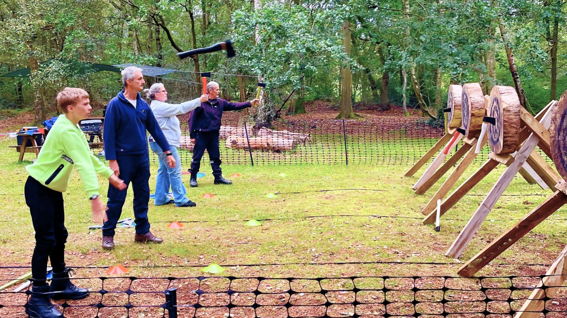 Axe-throwing aiming to hit the target with families this Easter at Stanwick Lakes